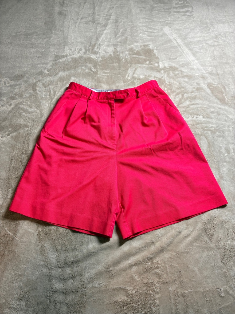 Vintage Talbots David Brooks Pink Bermuda Culotte Shorts Preppy Women’s Size 10